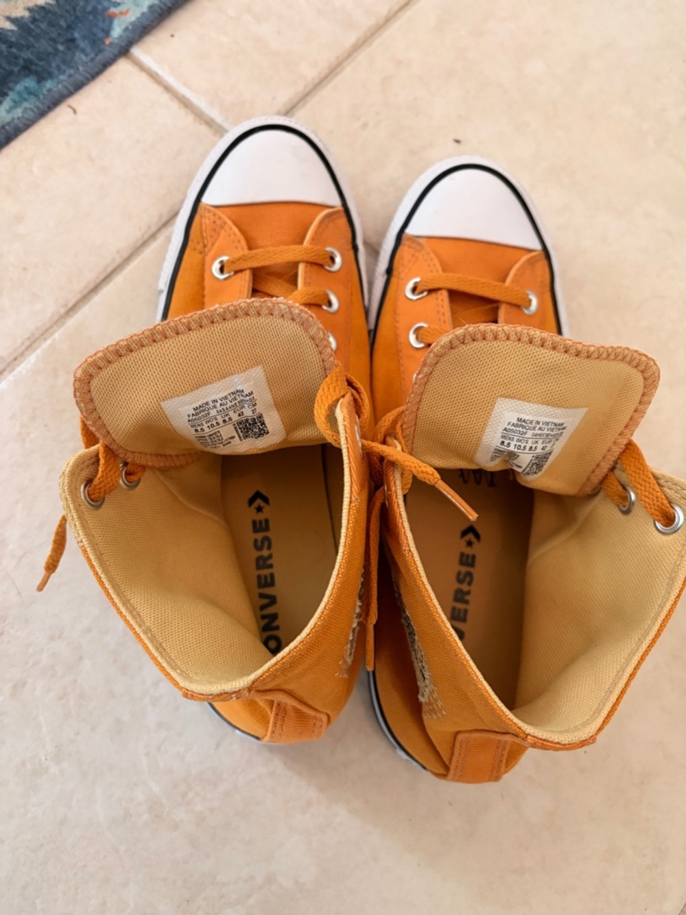Like NEW Converse Chuck Taylor All Star Sneakers. Mustard Yellow | M8.5/W10 - Picture 9 of 12